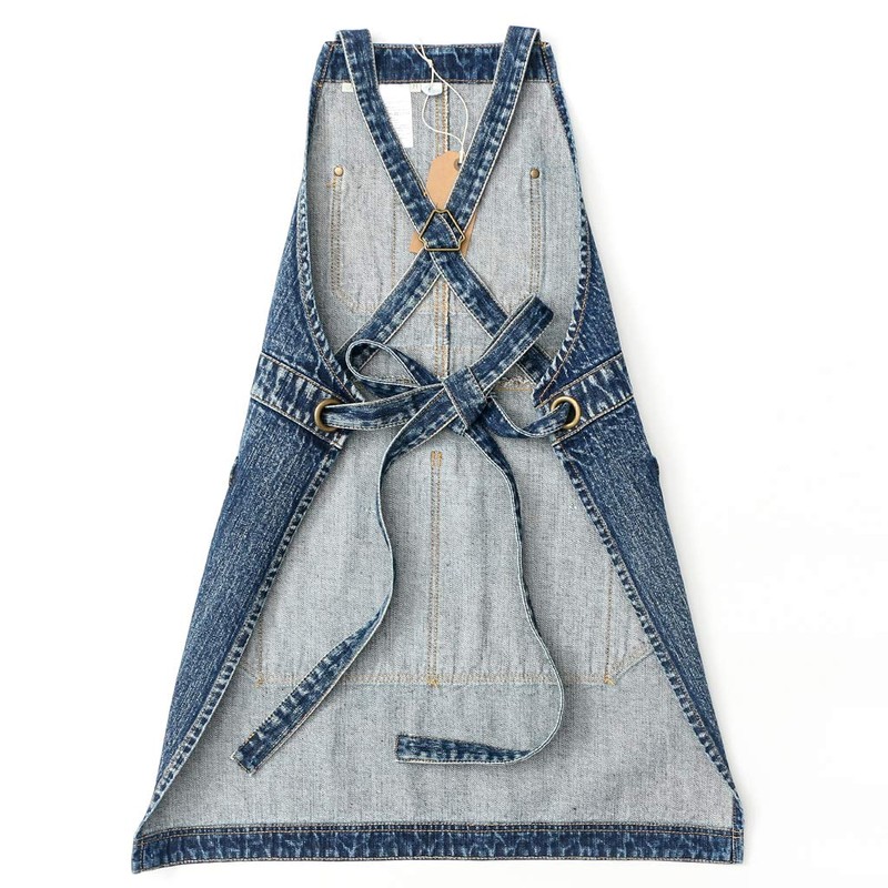 Jeanerlor Women's Cross Back Apron with Tool Pockets for Women