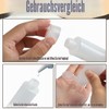 YAYNO Pack of 6 Refillable Empty Tubes 30/50 ml Transparent