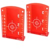 2pcs Magnetic Floor Laser Target Card Plate for Red Laser