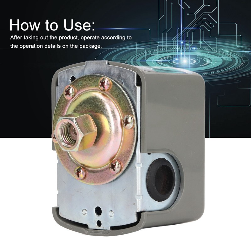 Water Pump Pressure Controller Control Switch 0.14‑0.28Mpa 1/4in NPT Female