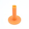 Namvo 10 Pcs Yellow Rubber Golf Tees for Road Mats
