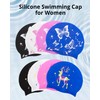 Swimming Cap for Women - Soft, Elastic, Non-Slip, Stylish, Comfortable