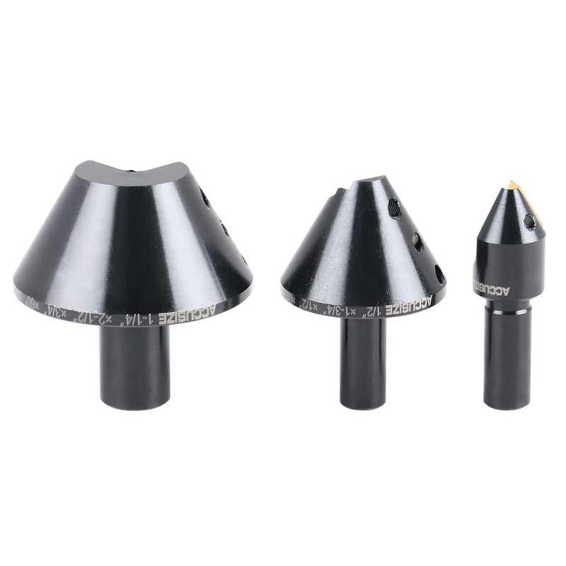 Accusize Industrial Tools 1/4'', 1/2'' and 1-1/4'' 60 Degree Indexable