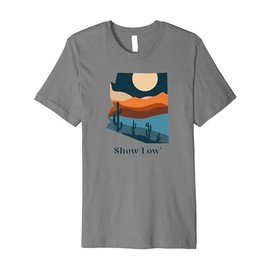 Show Low Arizona Desert Style Boho AZ Landscape Premium T-Shirt