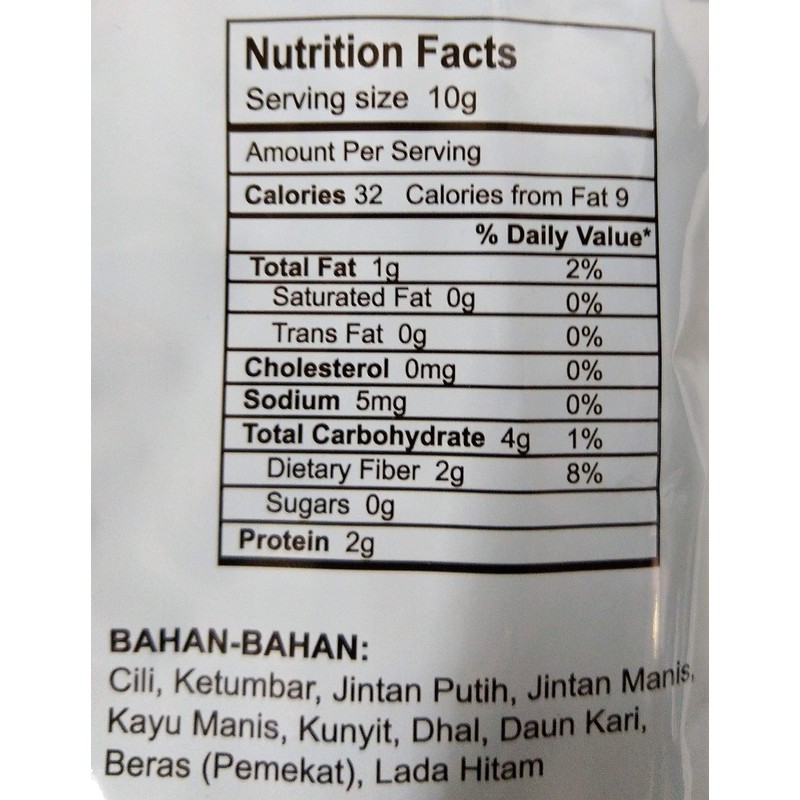 Parrot Brand ( Cap Burung Nuri ) Curry Powder (Meat