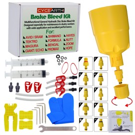 CYCEARTH Hydraulic Disc Brake Oil Bleed Kit for All Shimano SRAM AVID Tektro Magura Hayes Brake Repair Tool (Standard)