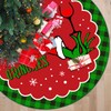 Christmas Tree Skirt 48 Inches Christmas Tree Decorations Red and