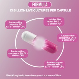 LA.GA Vaginal Probiotics for Women, Intimate Flora, 30 Capsules