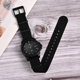 ANNEFIT NATO Replacement Watch Band, Ballistic Nylon Watch Belt, Military , Nylon