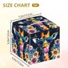 DELORIGIN Giraffe Tissue Box Holder, Square Tissue Box Cover Foldable