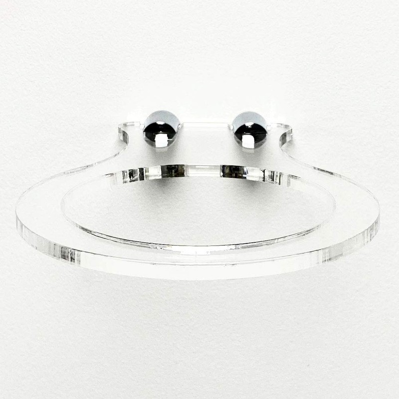 Puffin Plastics Portrait Rugby Ball Holder Wall Bracket