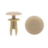 uxcell 50PCS 8mm Beige Truck Car Auto Bumper Fender Plastic