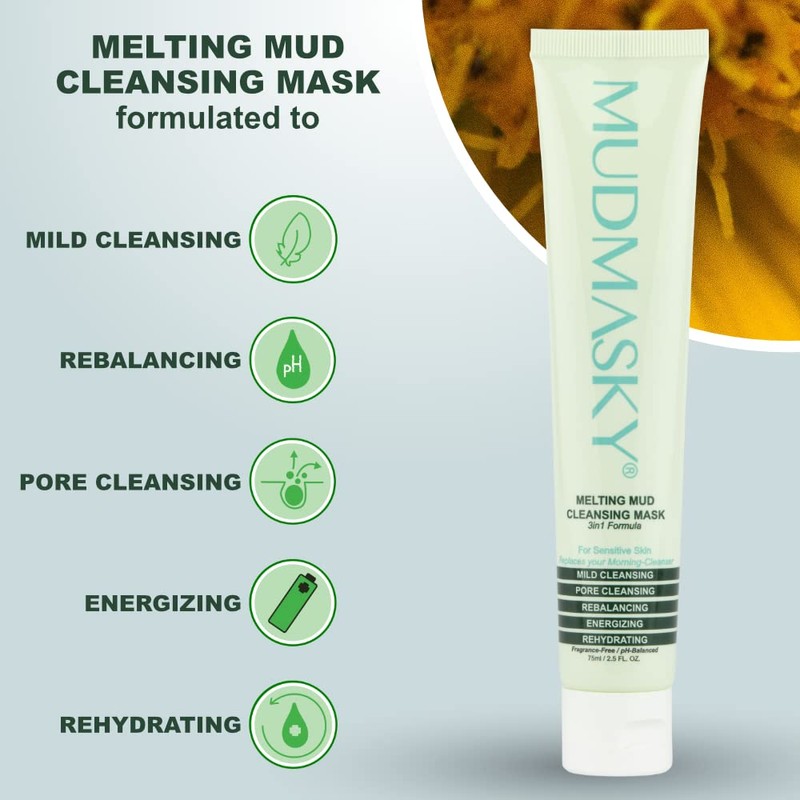 Mudmasky Melting Mud Cleansing Mask 3in1 Formula 75ml / 2.5