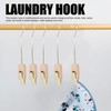Laundry Hooks Clip Industrial Solid Wood Rotary Multifunctional Hanging Hooks
