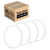 TALOYA 4 Pack of Flush Mount Ceiling Light 12 Inch