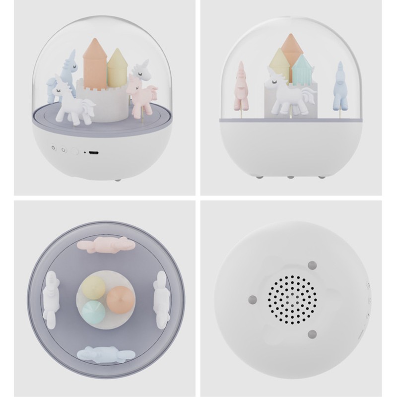 Carousel Light Bedside Night Lamp Rotating Romantic Light Home Decoration