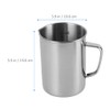 DOITOOL Stainless Steel Measuring Jug with Scale for Laboratory and