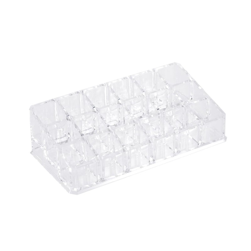 Gatuida Slot Clear Acrylic Lipstick Display Stand Durable Cosmetic Organizer