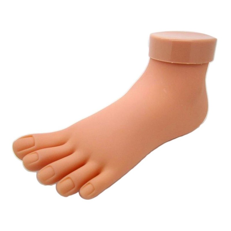 DDLBiz Flexible Practice Foot Model Soft Plastic Mannequin Model Hand