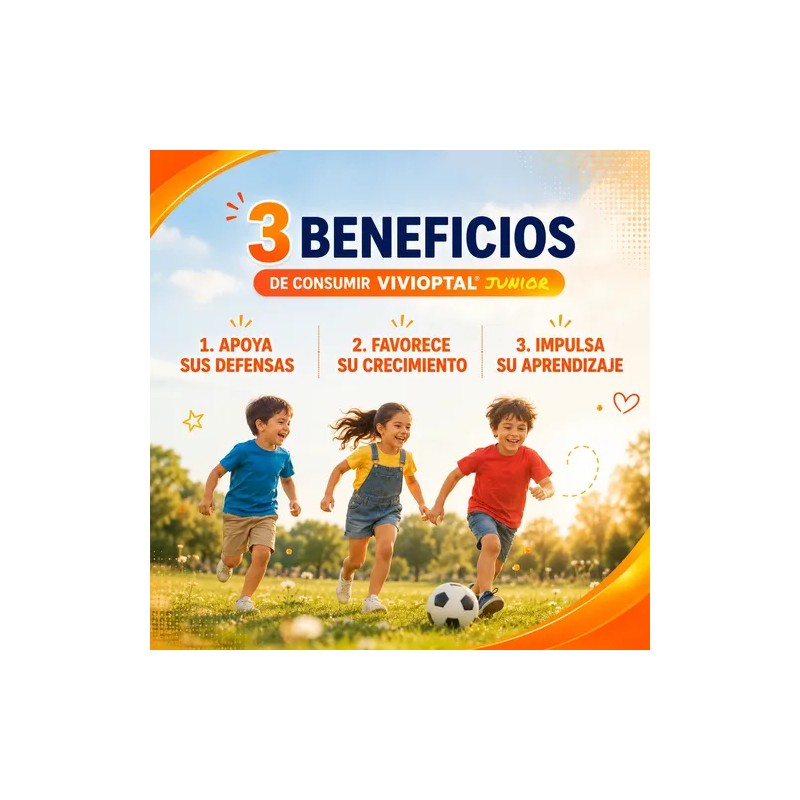 Vivioptal Junior Multivitamínico Para Niños Jarabe 250 Ml