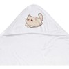 Azeeda 'Cute Sad Kitten' Baby Hooded Towel (HT00035136)