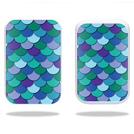 MightySkins Skin Compatible with HP Sprocket wrap Cover Sticker Skins Blue Scales