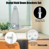 AccEncyc 8 Set Blinds Brackets Metal Hold Down Brackets with