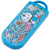 Skater TACC2AG-A Trio Set Doraemon Stickers, Chopsticks Spoon, Fork, Antibacterial,