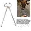 Cow Nose Plier Stainless Steel Automatic Locking Bull Cattle Nose