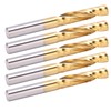 5pcs Professional CNC End Mill Metal Spiral Router Bit Milling