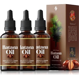 3 Piezas Aceite De Batana, Batana Oil, Batana Hair Oil, Aceite Para Cabello, Aceite De Romero, Aceite De Batana Para El Cabello, 30ml/1.05 Oz