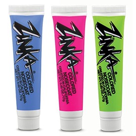 Zinka bloqueador solar impermeable Zinc , Paquete de 3 paquete tubo .6 oz - Azul Rosa Verde                                                           