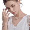 Fashion necklace, exquisite butterfly clavicle chain, temperament fringe butterfly necklace,
