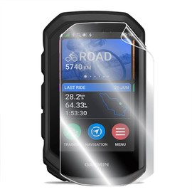 Ranyi [5 Pack] for Garmin Edge MTB Screen Protector, HD Clear Full Coverage Anti Scratch Bubble Free Soft TPU Screen Protector Protection Film for Garmin Edge MTB Rugged GPS Bike Computer