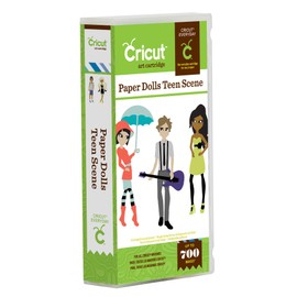 Cricut Paper Dolls Teen Scene Card Making Cartridge