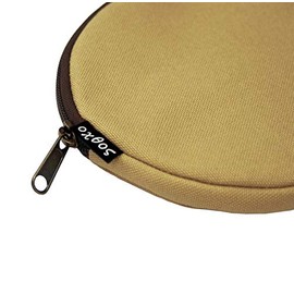 oxtos Canvas Camping Roaster Case, Round Shape, Beige
