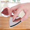 Pack of 101 Delta Sandpaper Triangular Sanders, Velcro Sanding Pads