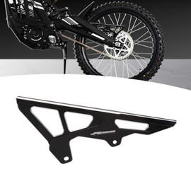 JFG RACING Surron Chain Cover,Sur Ron Chain Guard Protector Protection CNC for Electric Bike Light Bee/Surron/Sur Ron S/Sur Ron X/X160/X260 (Black)