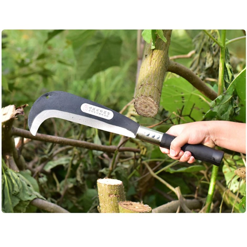 Zelin Machete with Heavy Duty Construction Black Plastic Handle,Ergonomic No-Slip