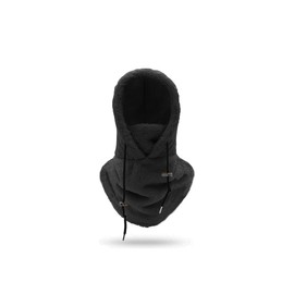 Balaclava Autumn Winter Balaclava Thermal Ski Mask Fleece Windproof Face Hood Hat for Men Women Windproof Warm Bicycle Balaclava Breathable Face Hood for Outdoor Sports Cycling, black