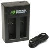Wasabi Power Dual USB Battery Charger for Fusion and ASBBA-001