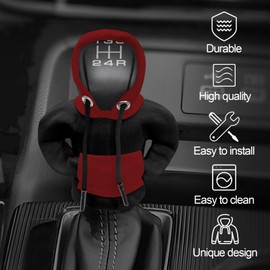 xbrtaia Car Gear Shift Cover, Winter Warm Gear Shift Knob Cover,Auto Interior Accessories Shift Knob，Universal Interesting Car Accessories and Decorations.