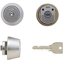 MIWA U9 Cylinder LZ-2 Type Key Replacement LZ2 MCY-122 LZ/LZSP Silver Color (HG) 1.1 - 1.3 inches (28 - 34 mm)