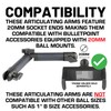 Bulletpoint Locking Adjustable Carbon Fiber Kevlar Mounting Arm with Articulating