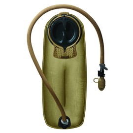 CamelBak Mil Spec Antidote 100oz/3L Long Reservoir - Tactical Hydration Bladder - Leak-Proof Water Bladder - BPA-Free, Brown