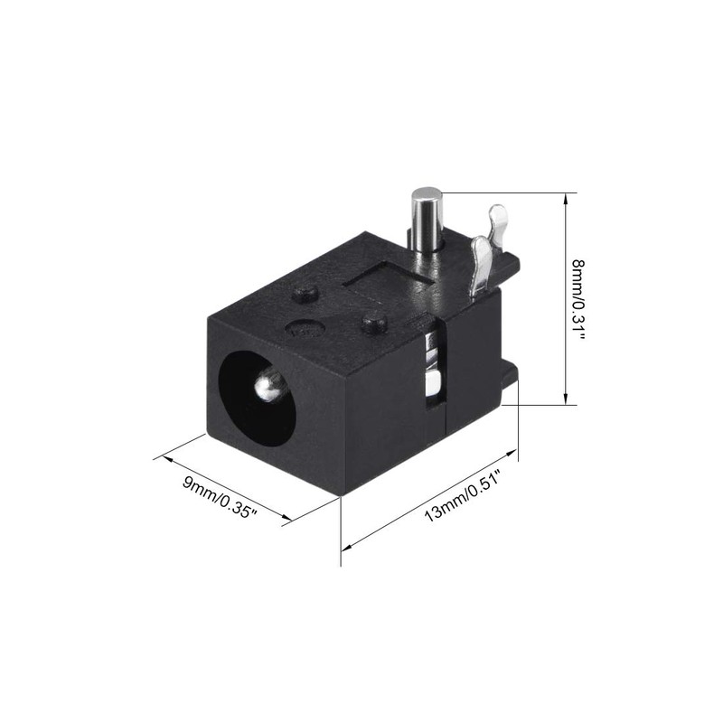 sourcing map PCB Mount 4.0mm x 1.7mm 3 Pin Audio