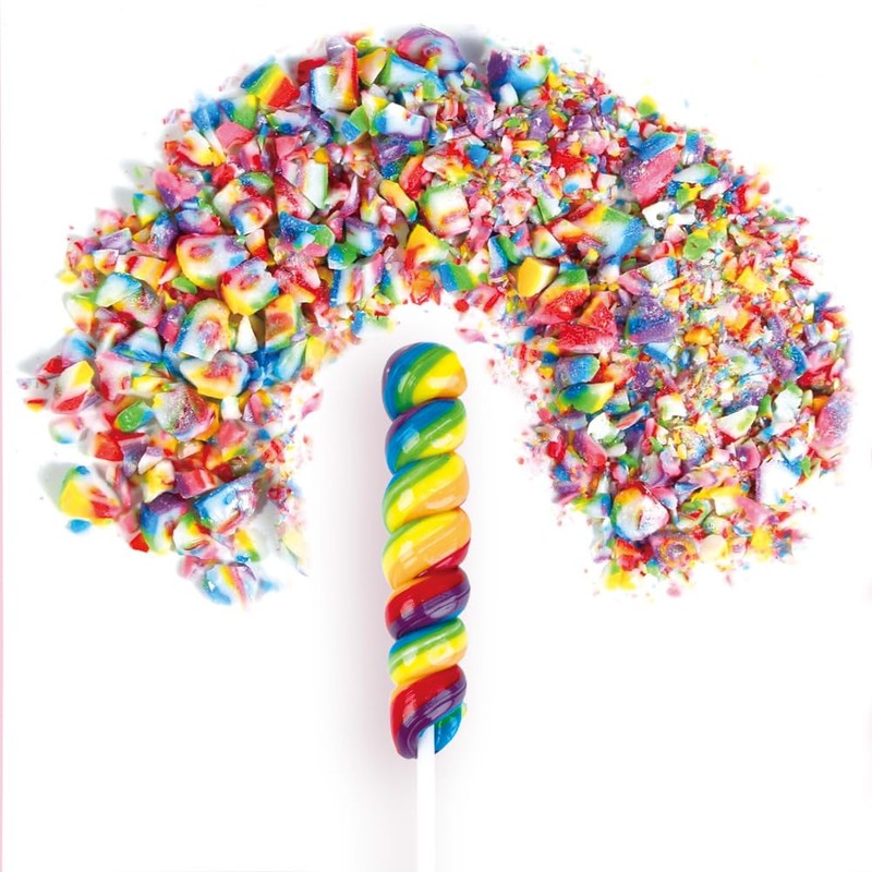 Rainbow Twist Lollipops Individually Wrapped Bulk, Twisty Lollipop, Kid's Lollipops