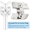 Adjustable Pie Cut Corner Hinge 343.90.710 Lazy Susan Hinges Replacement