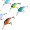 10Pcs Artificial Crankbait 3D Fishing Bait Fishing Accesories for Bass
