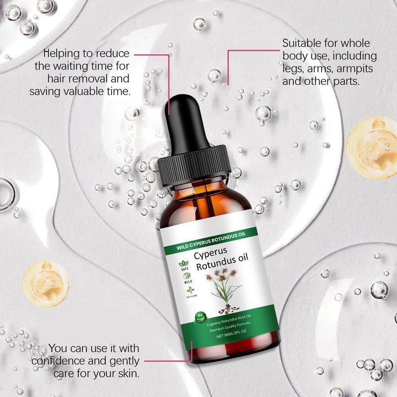 Cyperus Rotundus Oil - Nut Grass Extract, 60ml Body Skin